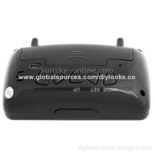 Full HD 1080P 5.0MP CMOS Black Pearl RF Alarm Clock/Mini DVR Recorder Hidden Camera